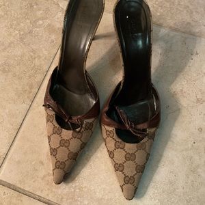 GG Gucci mules size 9 heels